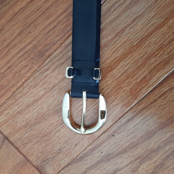Sold on Depop Navy blue leather belt - Picture 3 of 9